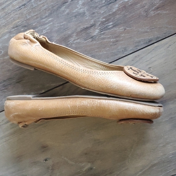 Tory Burch Womens Reva Logo Ballet classic Flats shoes sz 7M - Picture 6 of 12